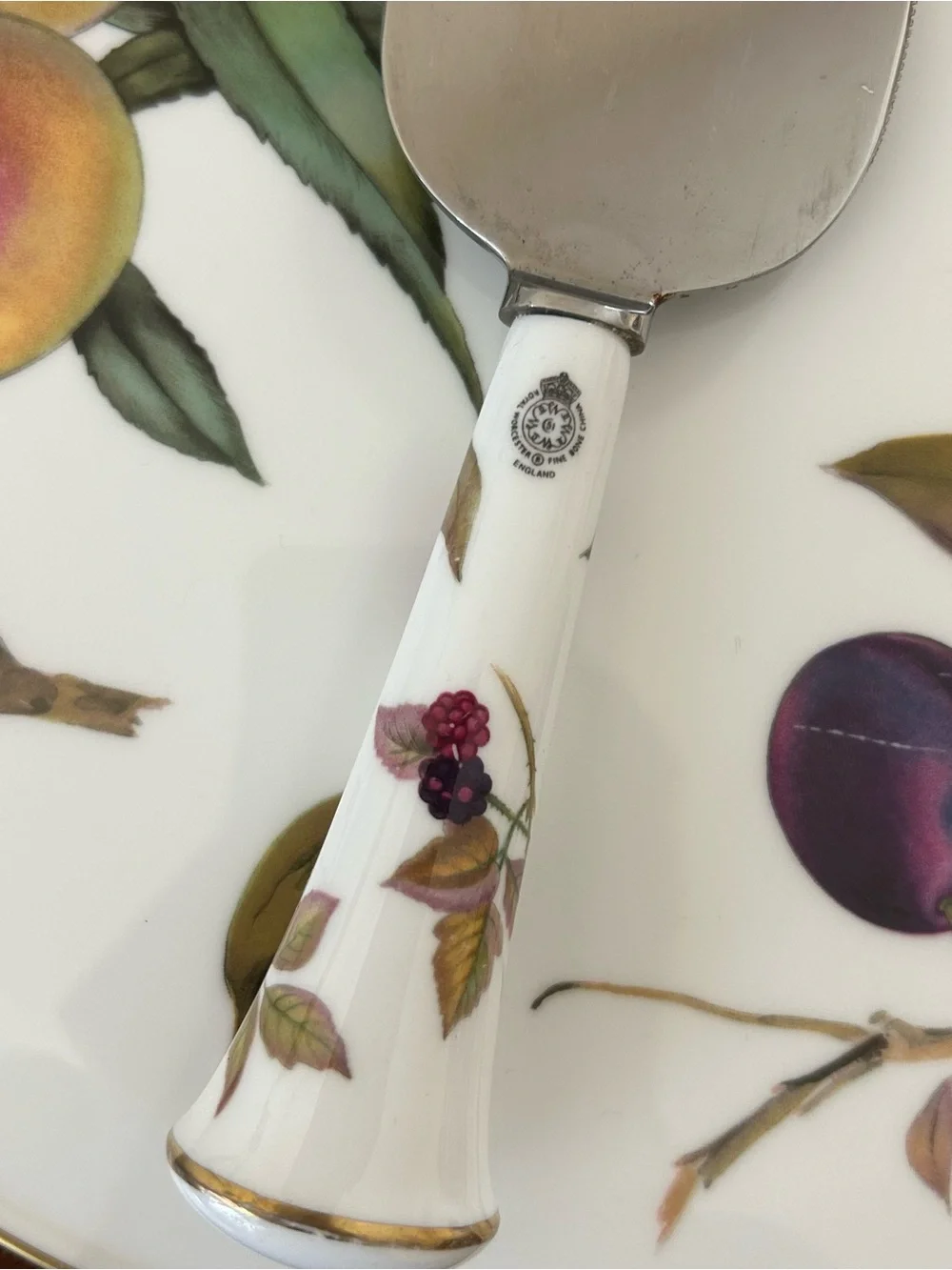 Vintage Royal Worcester Arden Cake Plate & Cake Server – Made in England